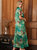 Jade Lily Silk Kimono Robe