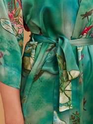 Liliana Silk Kimono Robe