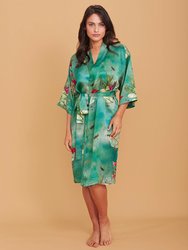 Liliana Silk Kimono Robe