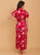 Ruby Silk Kimono Robe