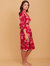 Scarlet Silk Kimono Robe