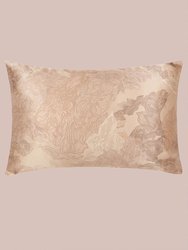Sirens Silk Pillowcase - Beige, Cream, pink