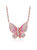 Gigigirl Teens Sterling Silver 18k Rose Gold Plated Ruby Cubic Zirconia Butterfly Necklace - Rose