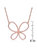 Gigigirl Teens Sterling Silver With Clear Cubic Zirconia Butterfly Pendant