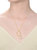 Sterling Silver 14k Gold Plated 9-10MM Genuine Freshwater Button Pearl Pendant Necklace