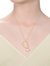 Sterling Silver 14k Gold Plated 9-10MM Genuine Freshwater Button Pearl Pendant Necklace