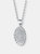 Sterling Silver Cubic Zirconia Pendant