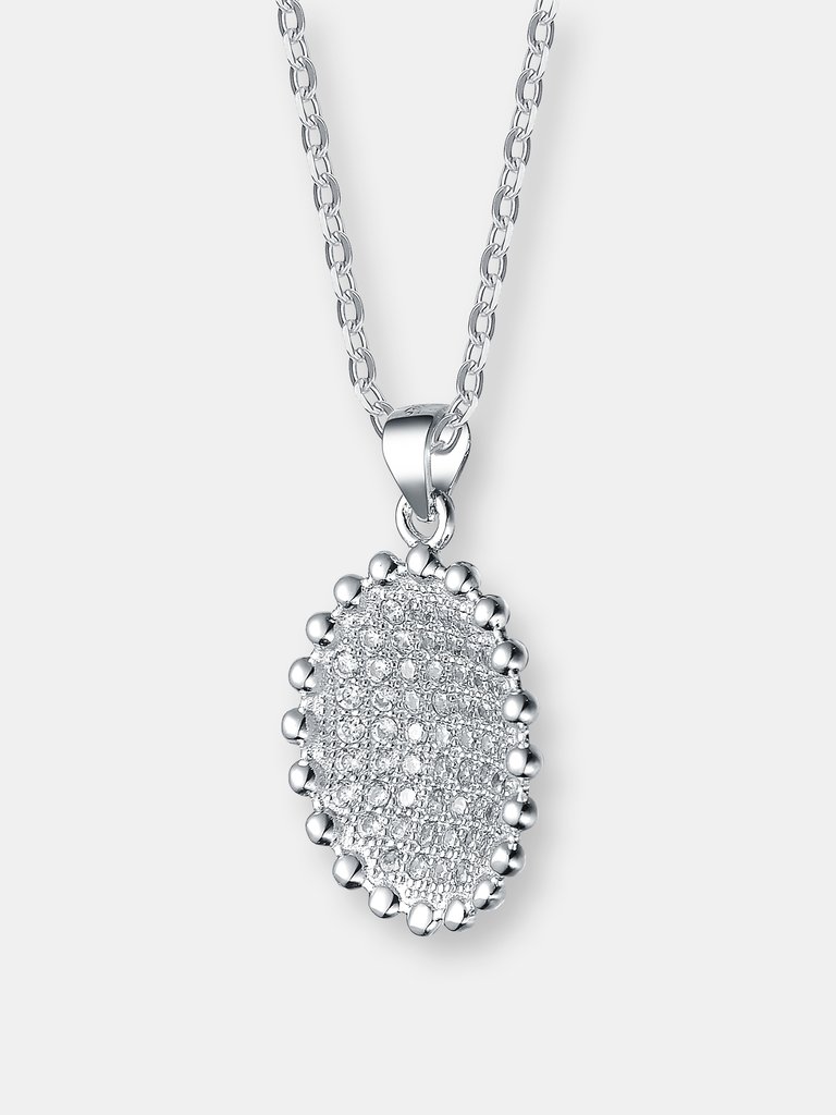 Sterling Silver Cubic Zirconia Pendant