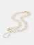 Sterling Silver Gold Plated Cubic Zirconia Chain Necklace