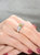 Sterling Silver Yellow Cubic Zirconia Cluster Ring