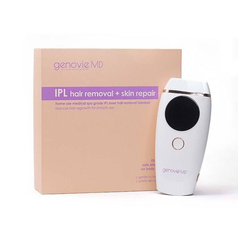 IPL Hair Removal + Skin Repair Kit - Laser Hair Removal for Women and Men Painless, used for Facial, Body, Armpits, Back, and Legs