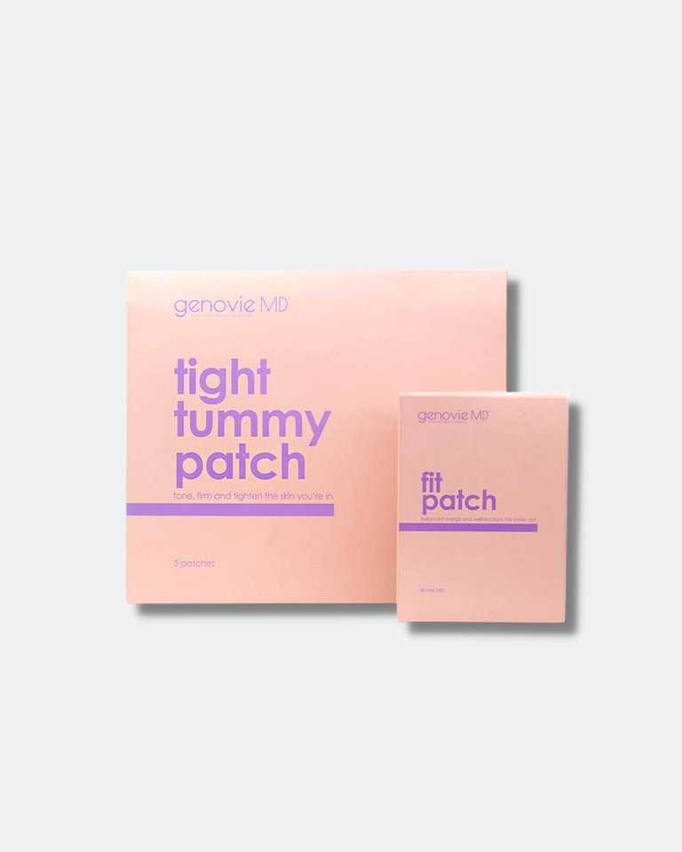 Tight & Fit Bundle (Tight Tummy Patch + Fit Patch) - Pink