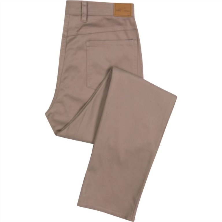 Men's Comfort Flex 5-Pocket Pant In Pecan