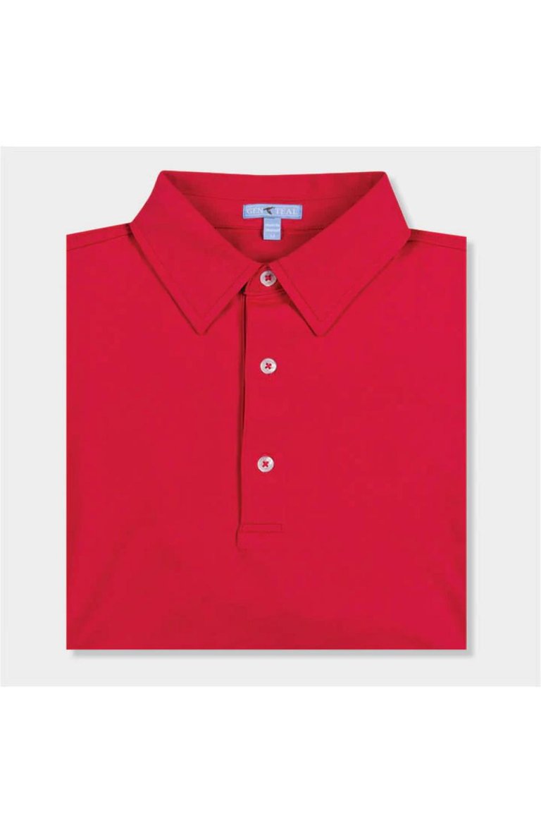 Men's Performance Polo In Cardinal - Cardinal