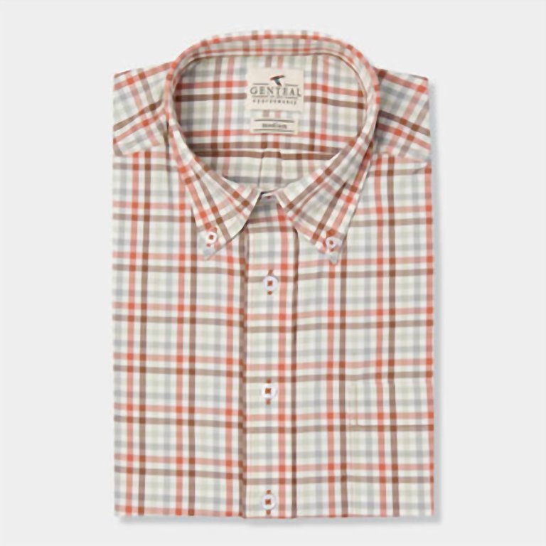 Performance Dress Shirt In Auburn - Auburn