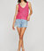 Lizzie Knit Tank Top In Fuchsia - Fuchsia