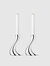 Cobra Candleholder, Set of 2 - Stainless Steel