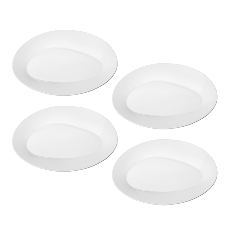 Sky Dinner Plate, Set of 4 - White