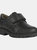 Boys Shaylax Leather School Shoes- Black - Black