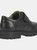 Boys Shaylax Leather School Shoes- Black