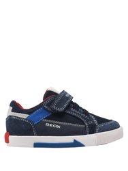 Childrens/Kids Kilwi Suede Sneakers - Navy/Royal Blue