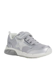 Childrens/Kids Spaziale Sneakers - Silver/White