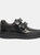 Geox Boys J Riddock Touch Fastening Leather Shoe (Black) (12 Little Kid) - Black