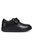 Geox Boys Leather J Riddock Touch Fastening Shoe (Black)