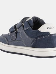 Geox Boys Trottola Leather Sneakers