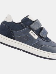 Geox Boys Trottola Leather Sneakers