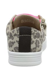 Geox Childrens/Kids Djrock Leather Sneakers (Beige/Brown)