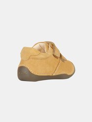 Geox Childrens/Kids Tutim Crawl Leather Sneakers