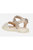 Geox Girls Haiti Leather Sandals (Beige)