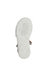 Geox Girls Haiti Leather Sandals - White/Silver