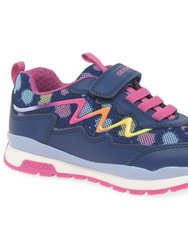 Geox Girls Pavel Sneakers (Navy/Red) - Navy/Red