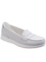 Womens Avery Slip On Casual Shoes - Off White - Off White