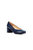 Womens/Ladies Annya Leather Court Shoes - Navy - Navy