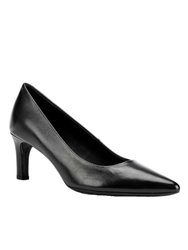 Womens/Ladies Bibbiana Leather Court Shoes - Black