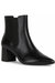 Womens/Ladies Bigliana Leather Ankle Boots - Black