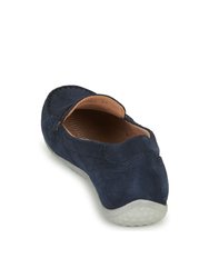 Womens/Ladies D Vega A Moccasin Slip On Shoe - Blue