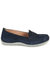 Womens/Ladies D Vega A Moccasin Slip On Shoe - Blue