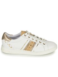 Womens/Ladies Jaysen Leather Sneakers