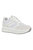 Womens/Ladies Kency Suede Sneakers  - Off White