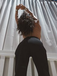 Alexandra High-Waisted Pants - Black
