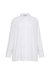 Amber 100% Organic Cotton Button-Up Shirt - White - White