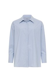 Amber Shirt - Blue/White Stripe