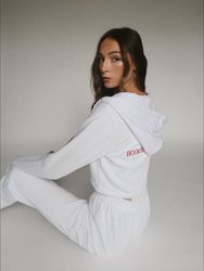 Booked & Busy Joggers - White