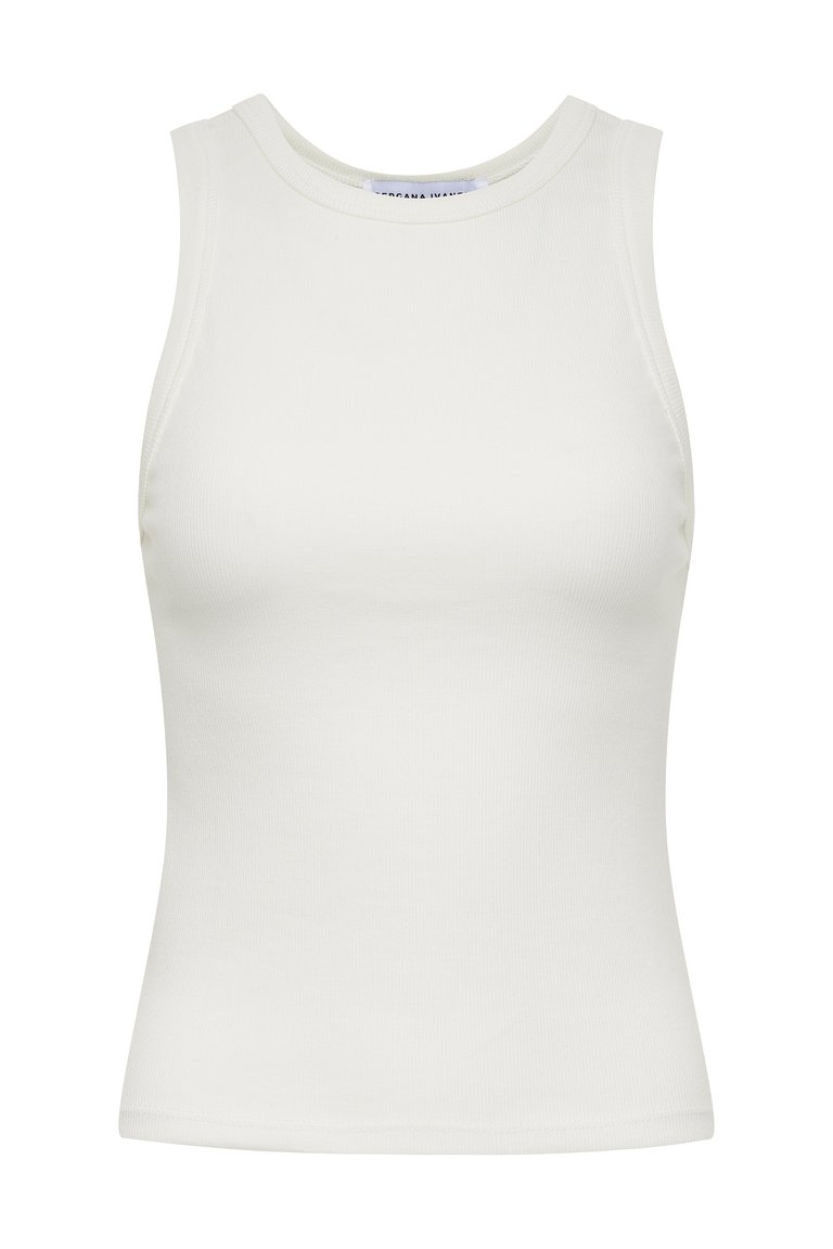 Kourtney Tank Top - White - White