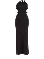 Kristina Maxi Dress in Black - Black