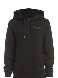 Organic Cotton Logo Hoodie - Black - Black